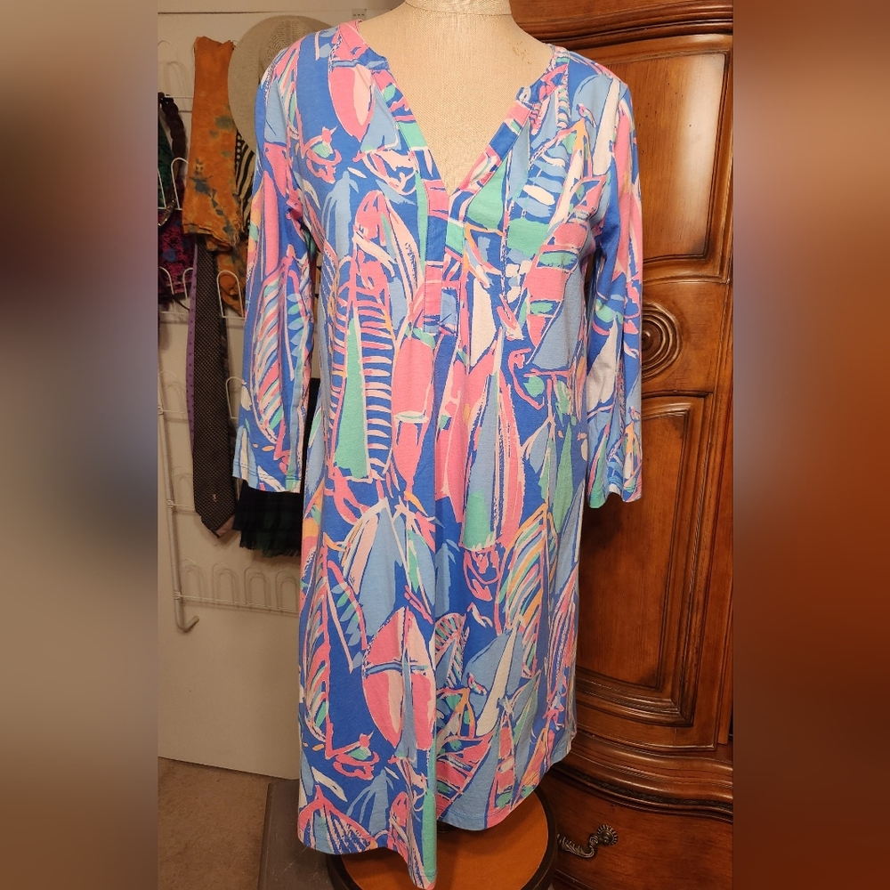 Lilly Pulitzer Multicolor Abstract Dress